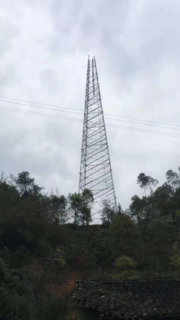 Robust 4 Leg Telecom Antenna Tower, Galvanized and Durable