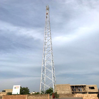 4 Leg Self Supported Steel Galvanized Telecom Tower