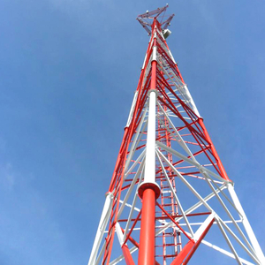 Broadcasting Mobile Antenna Microwave Lattice Steel Tubular Antenna Tower
