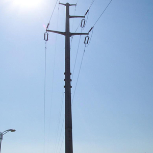 Monopole Transmission Line Tower Tubular Pole Tower Electric Power