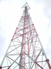 Robust 4 Leg Telecom Antenna Tower, Galvanized and Durable