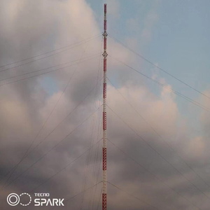 HDG Guyed Mast Antenna Tower for Telecom Solutions