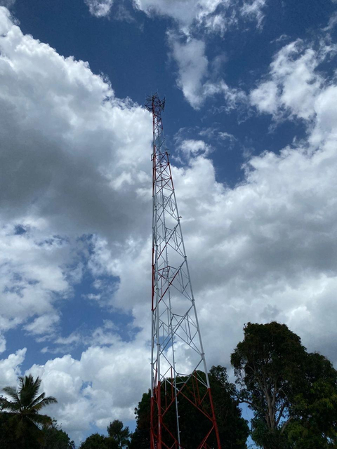 30m 40m 50m 60m 80m 100m Telecommunication Lattice Galvanized Tubular Bts Site Steel Tower