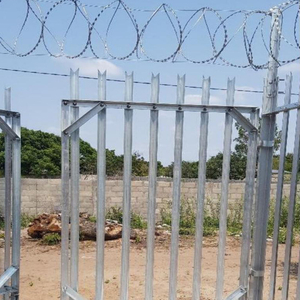 Palisade Fence Steel Structures for Mobile Base Station Telecom Towers