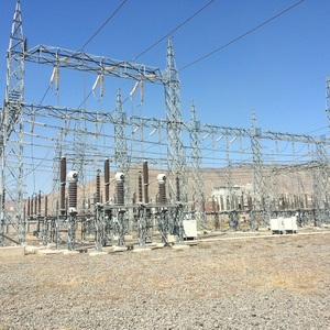 Electricity Steel Substation Structure Galvanized Electric Transmission Tower