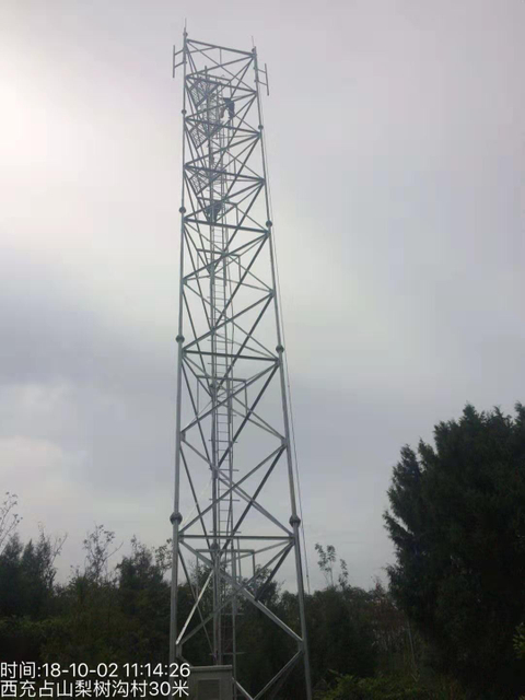 Resilient Hot DIP Galvanized TV Tower for Broadcasting Excellence