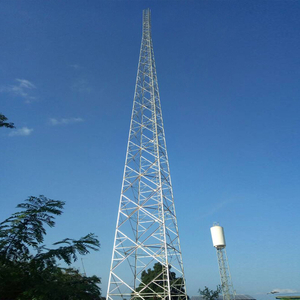 HDG Self Supporting Steel Telecom Tower with Customization and Related Accessories