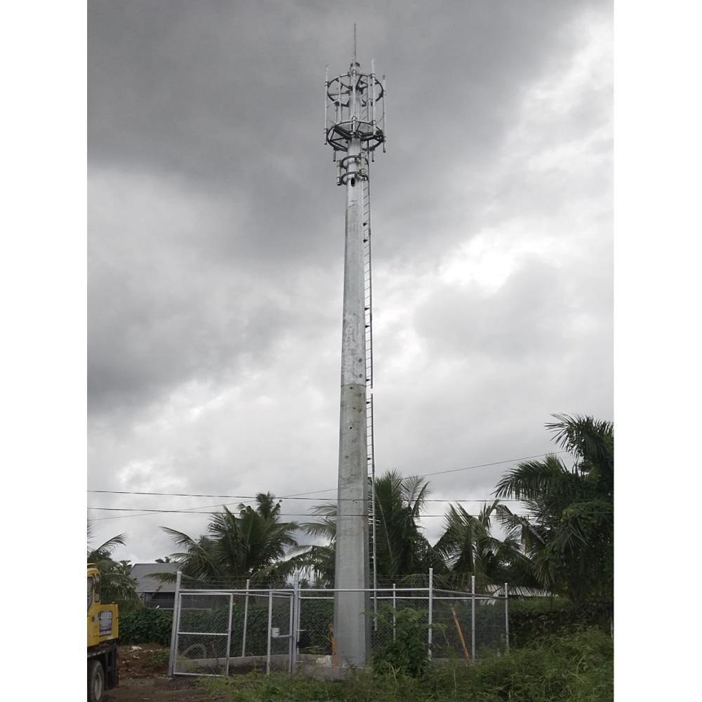 Telecom Steel Monopole Tower Quality Testing